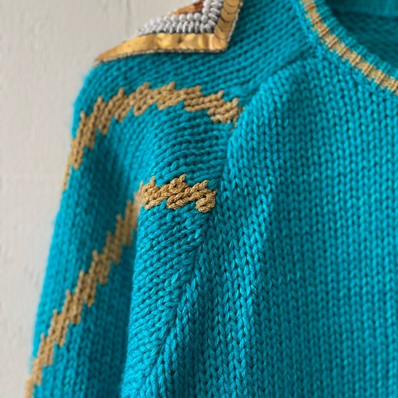 Vintage Adell Barre 80’s Sweater - Picture 4 of 6